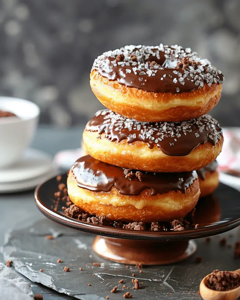 Homemade Boston Cream Doughnuts