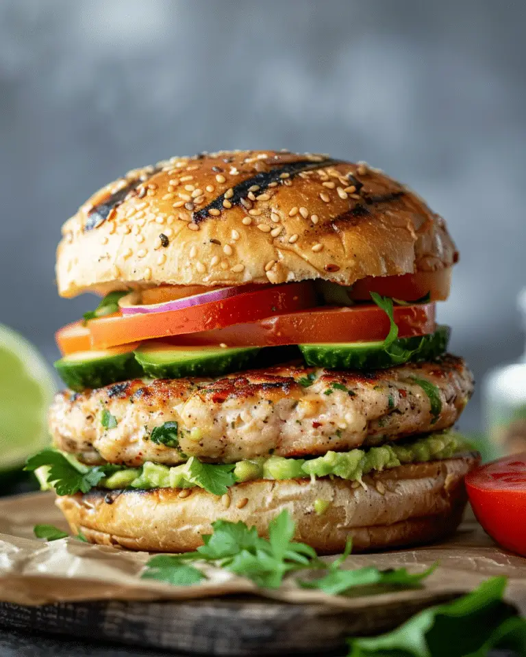 Avocado Turkey Burgers