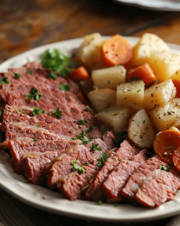 Slow Cooker Corned Beef and Cabbage