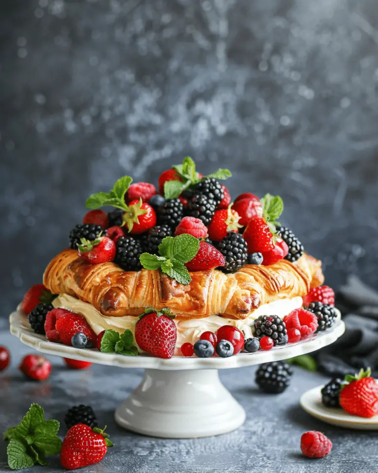 Berry Bliss Croissant Casserole