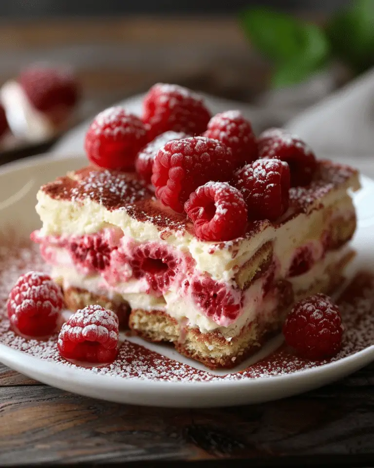 Raspberry Tiramisu