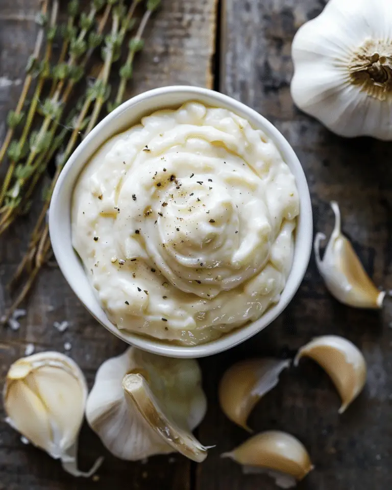 Roasted Garlic Aioli Sauce