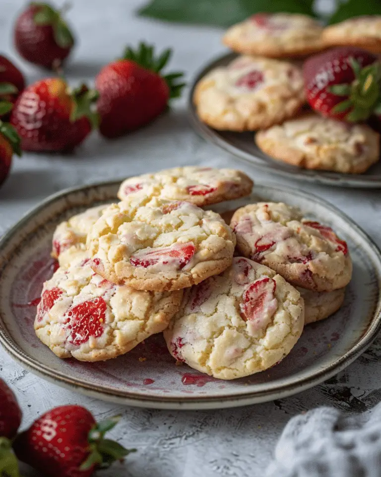 Strawberry Cheesecake Cookies