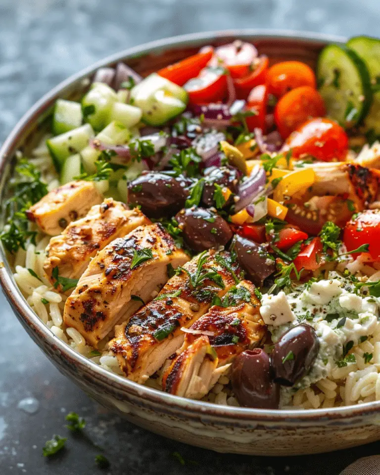 Mediterranean Chicken Bowl