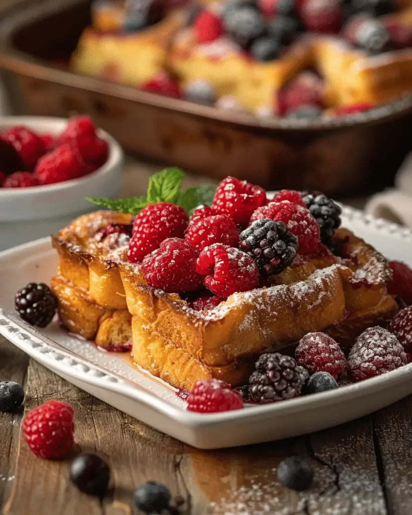 Best  Berry French Toast Casserole