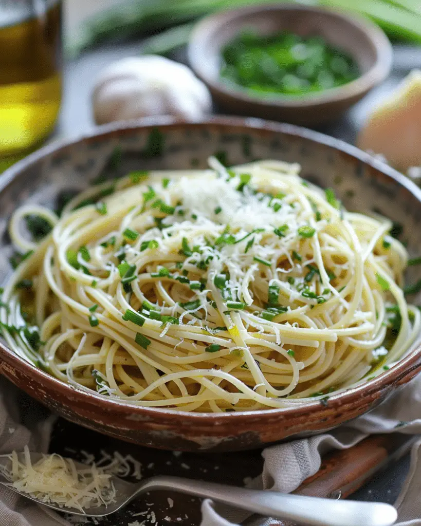Scallion Oil Pasta