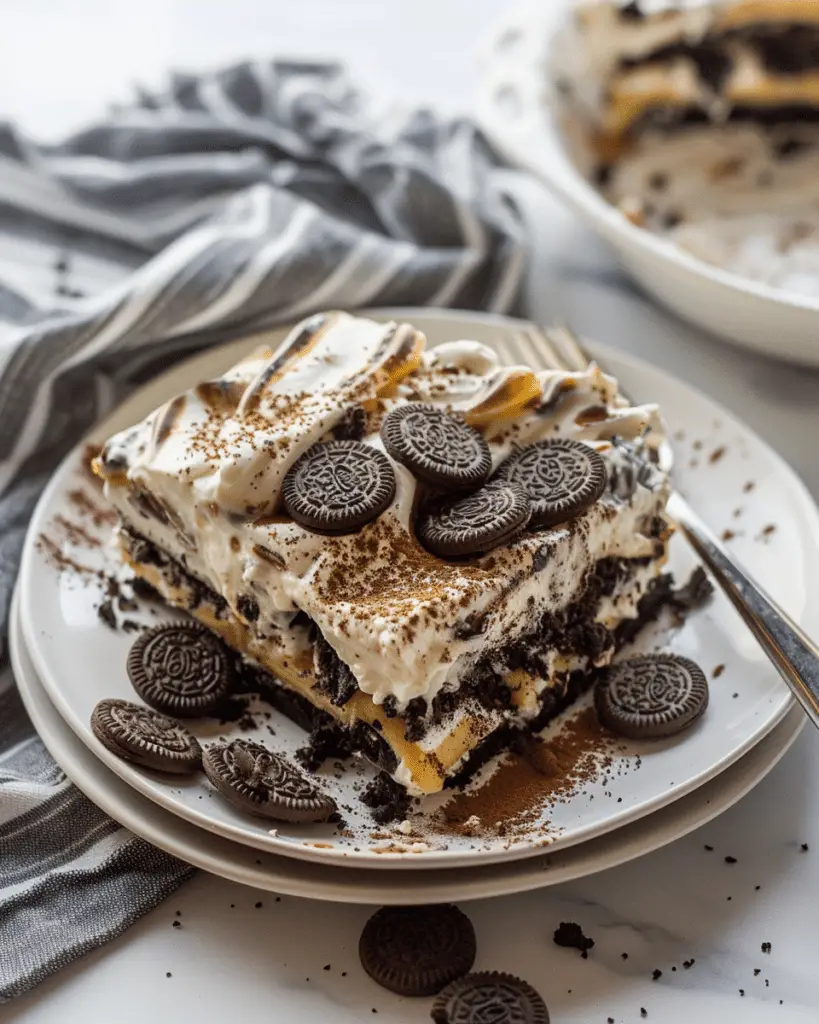 5 Layer Oreo Lasagna Dessert