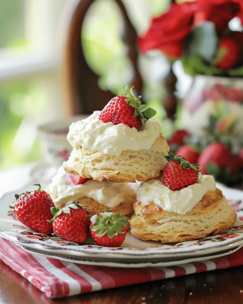 Strawberry and Cream Scones