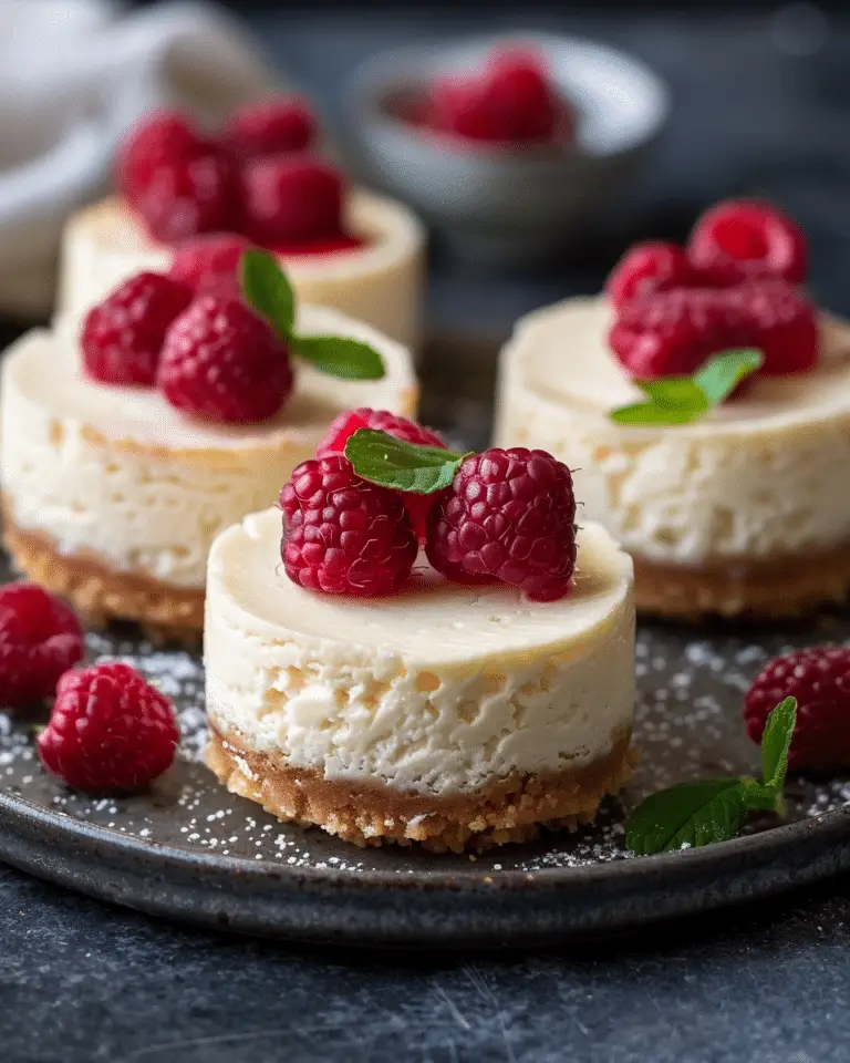 Mini Protein Cheesecakes
