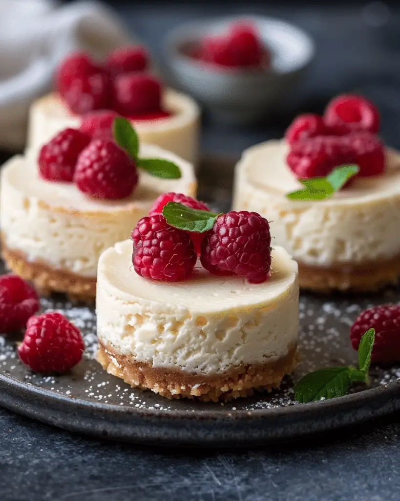 Mini Protein Cheesecakes