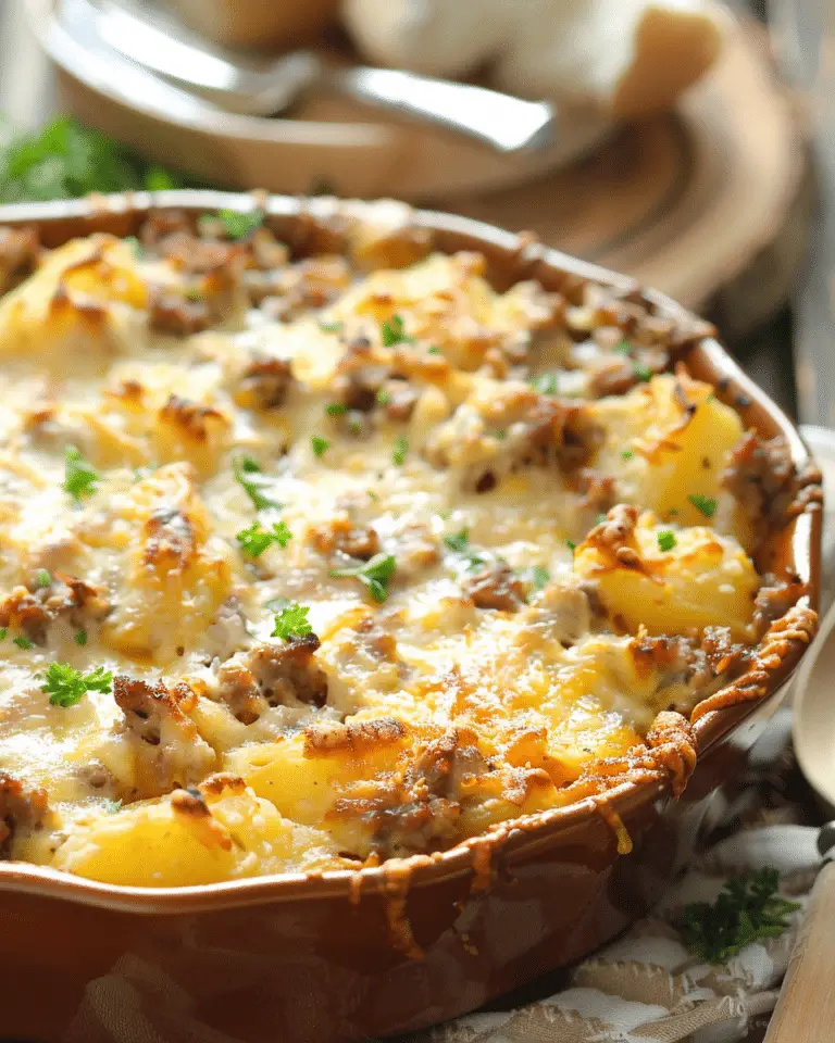Ground Beef Potato Casserole