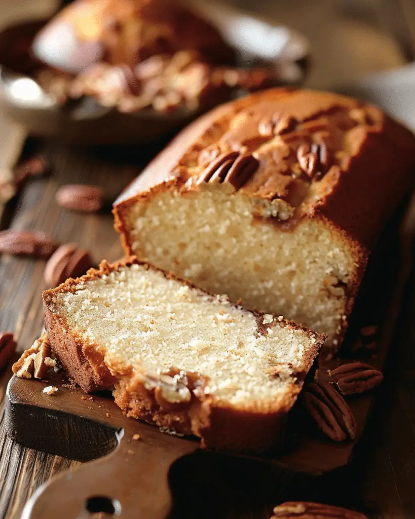 Butter Pecan Pound Cake