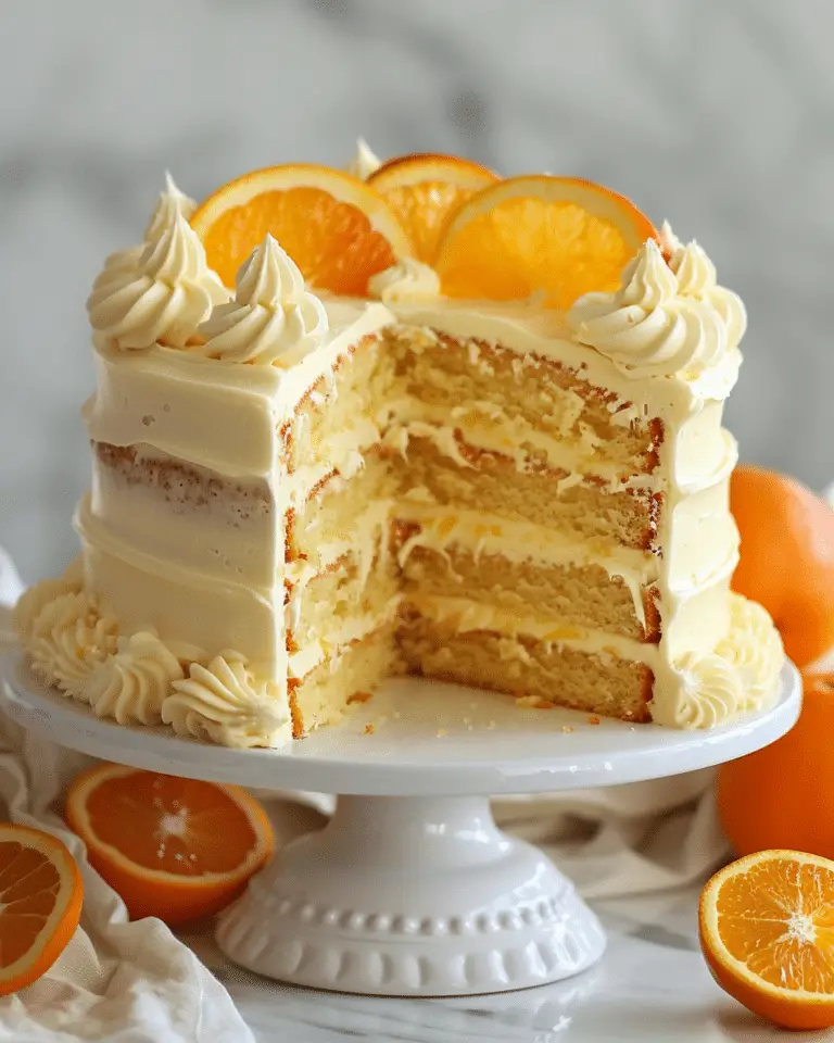 Orange Dreamsicle Cake