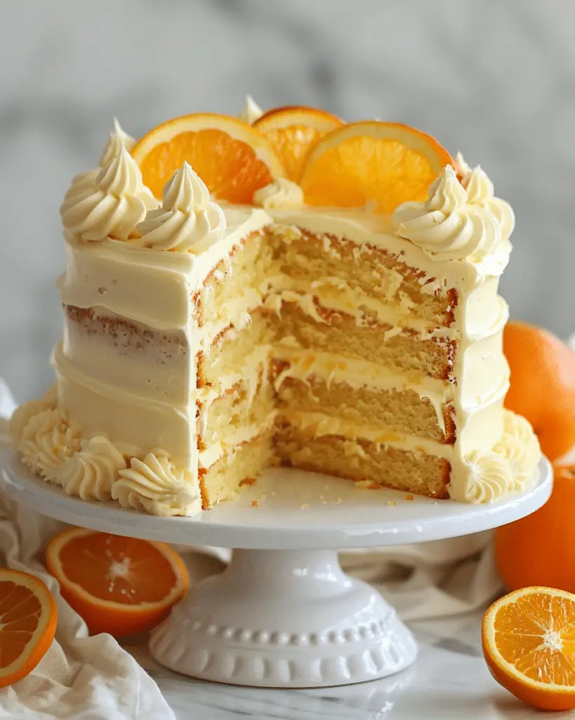 Orange Dreamsicle Cake