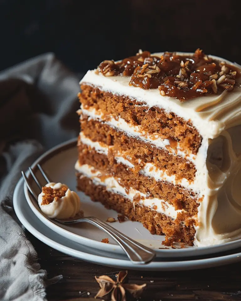 Maple Caramel Carrot Cake