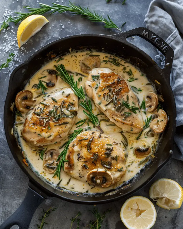 Creamy Dijon Rosemary Chicken
