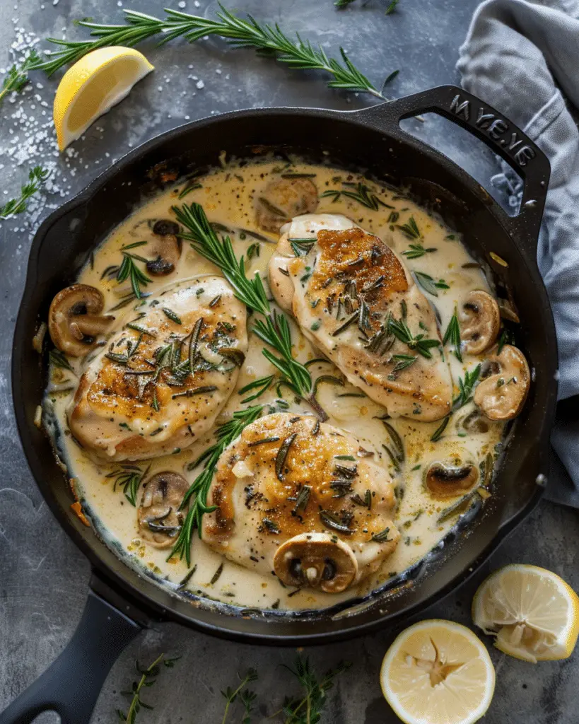 Creamy Dijon Rosemary Chicken