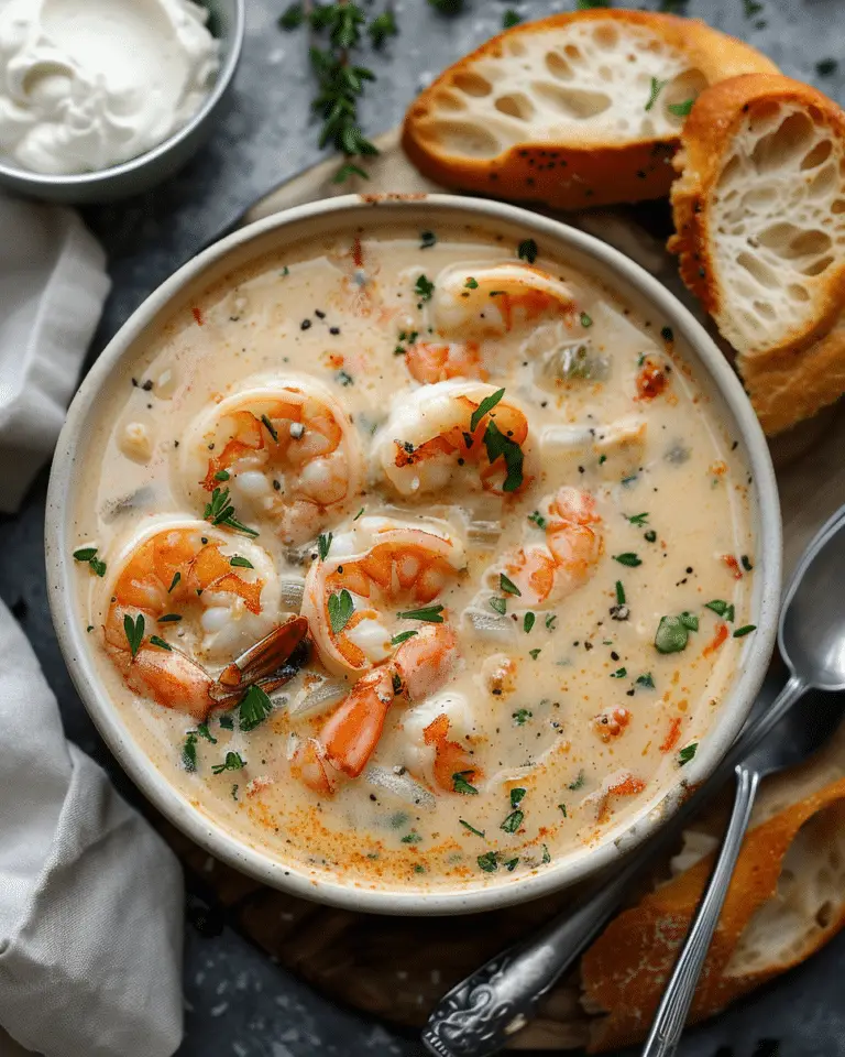 Crab and Shrimp Seafood Bisque