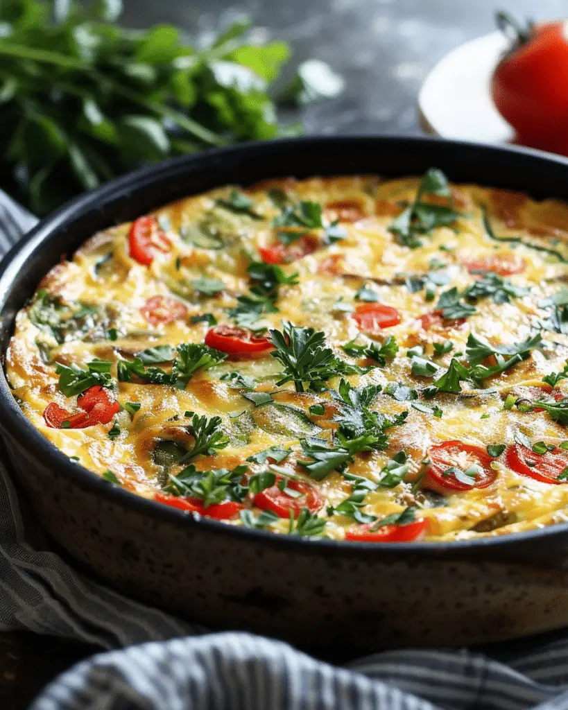 Vegetable Egg Casserole