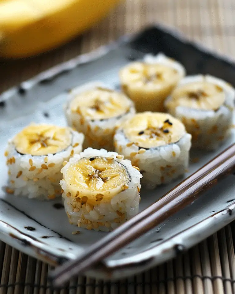 Banana Sushi Recipe