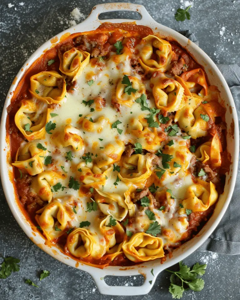 Cheesy Beef Enchilada Tortellini