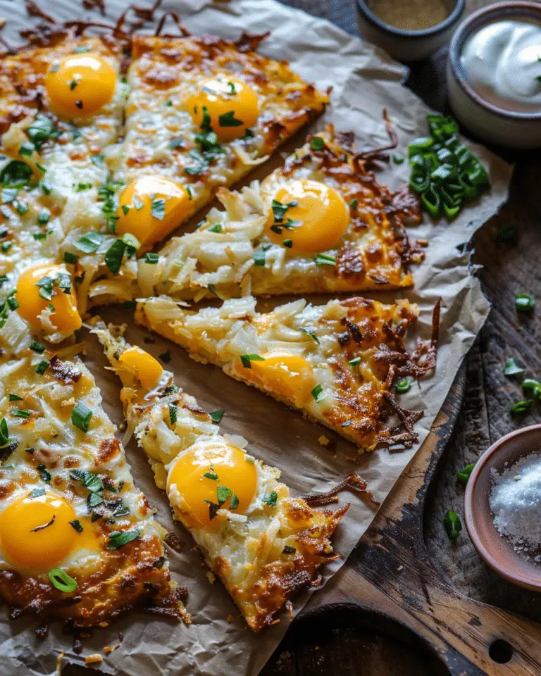 Hash Brown Crust Breakfast Pizza