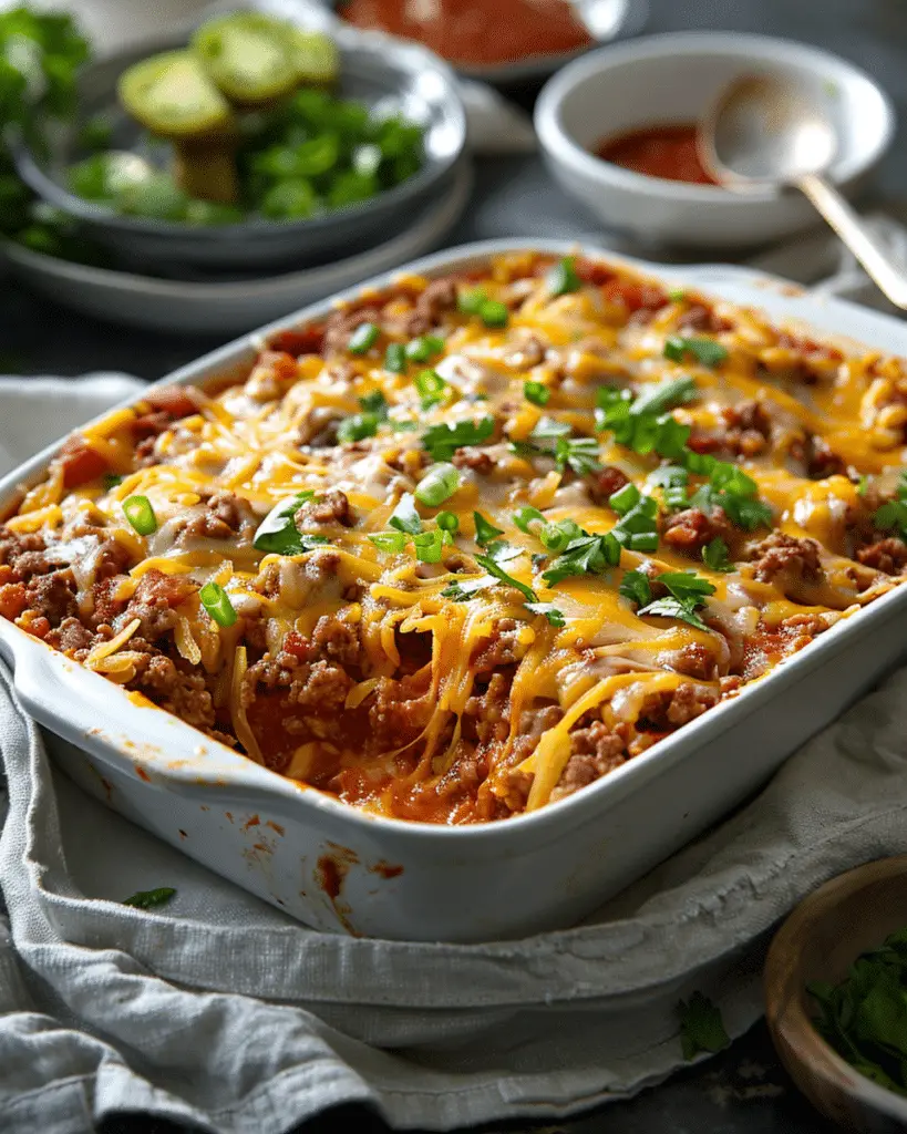 One-Pot Sloppy Joe Casserole