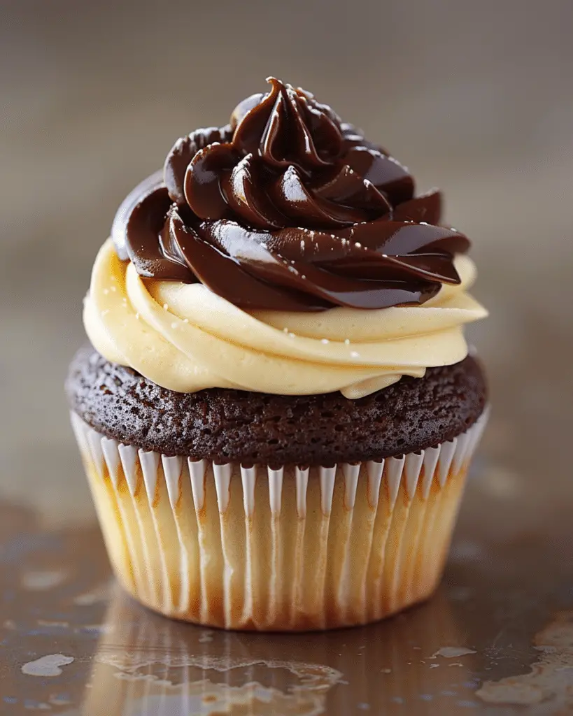 Boston Cream Cupcakes