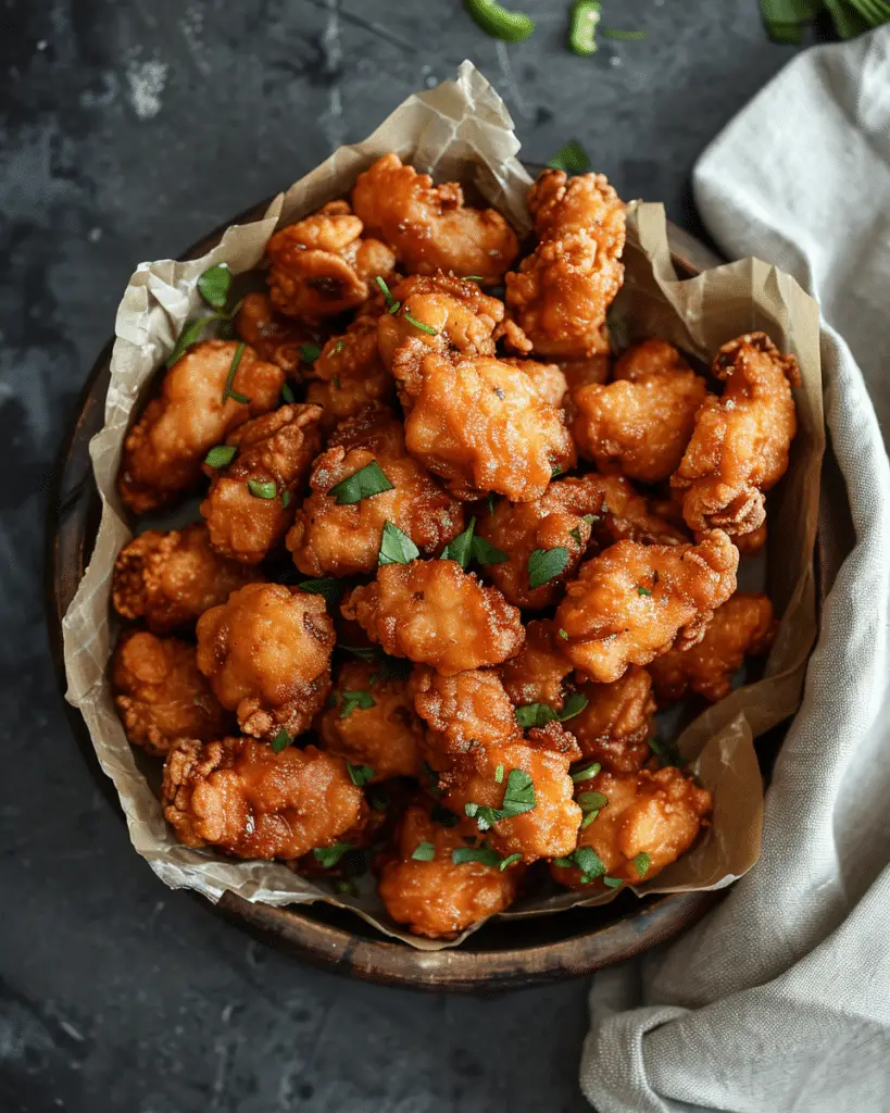 Crispy Popcorn Chicken