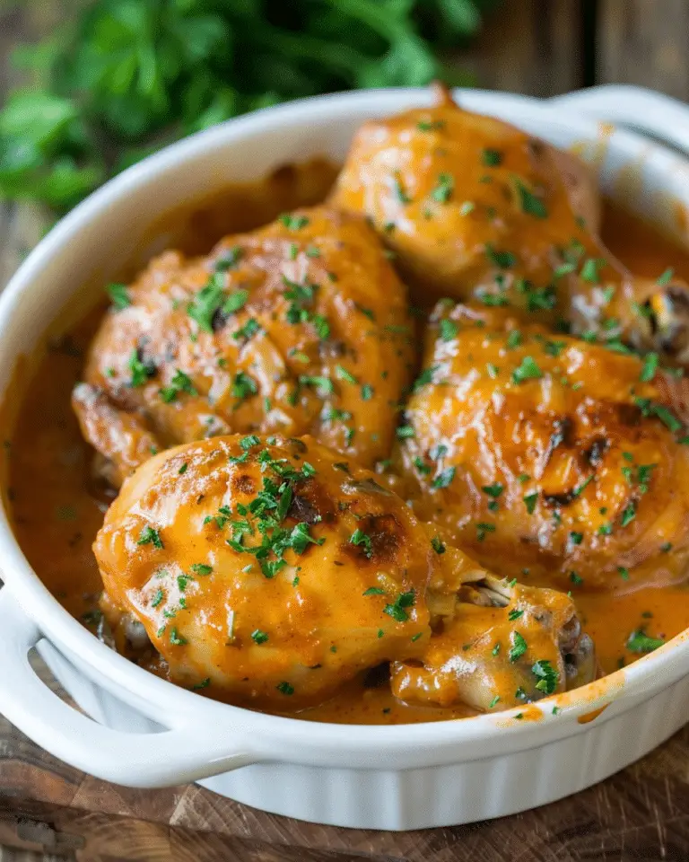 Southern Style Crockpot Smothered Chicken