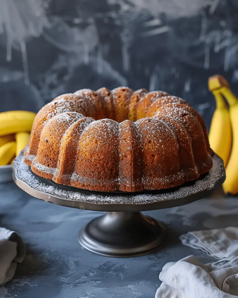 Banana Bundt Cake Recipe