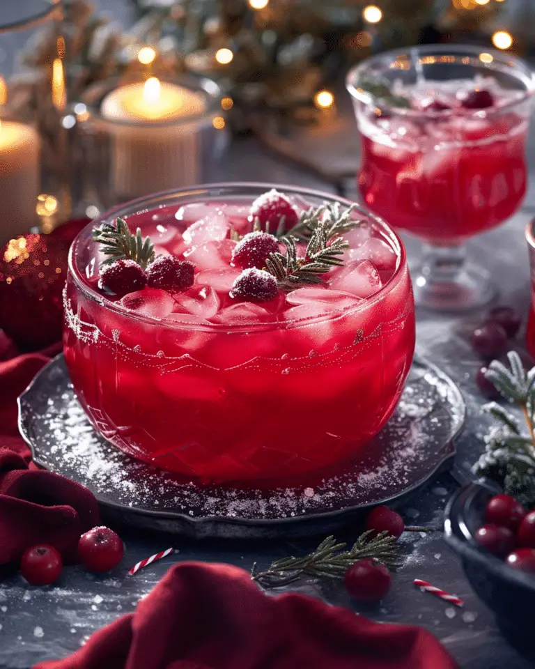 Jingle Juice Christmas Punch Recipe