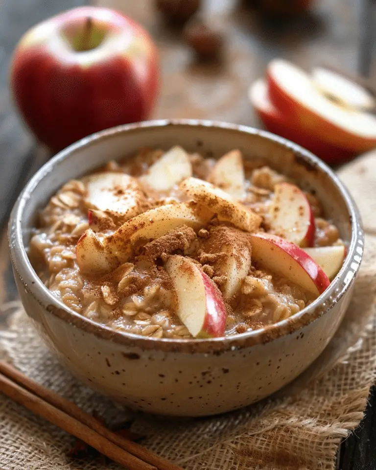 The Best Apple Cinnamon Oatmeal for Busy Mornings