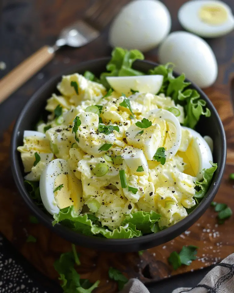 The B Word: Simple Mayo‑Free Egg Salad