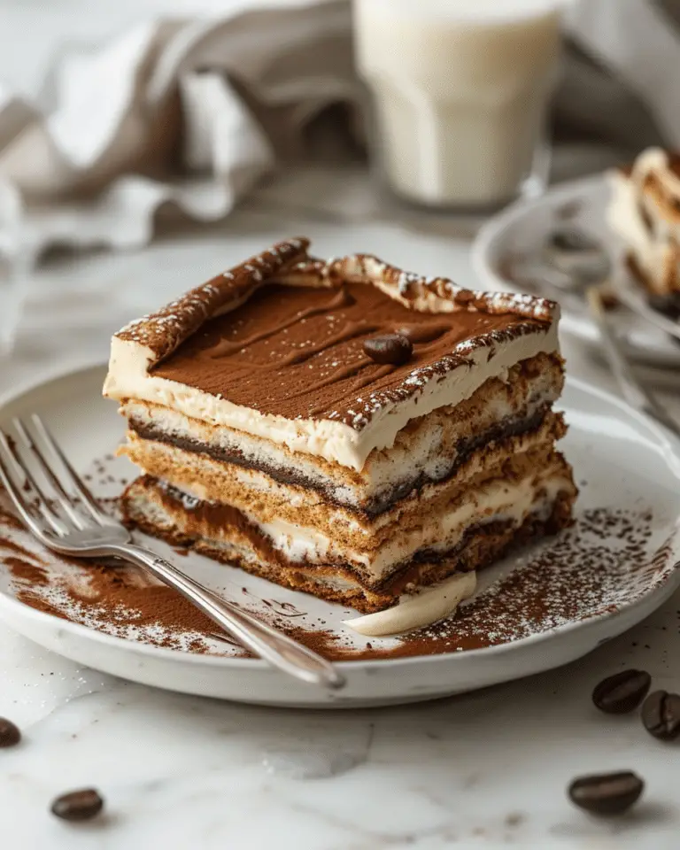 Decadent Layered Espresso Tiramisu