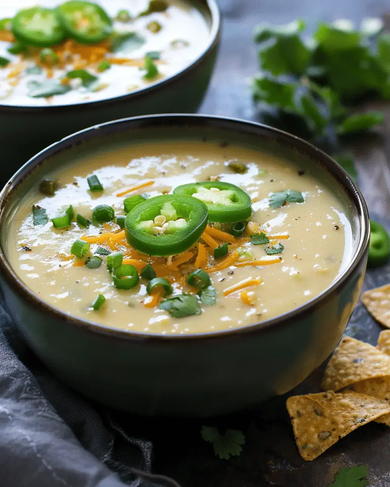 Spicy Jalapeño Popper Soup