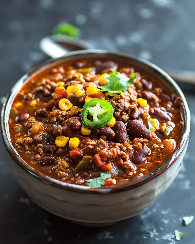 Vegan Crockpot Chili