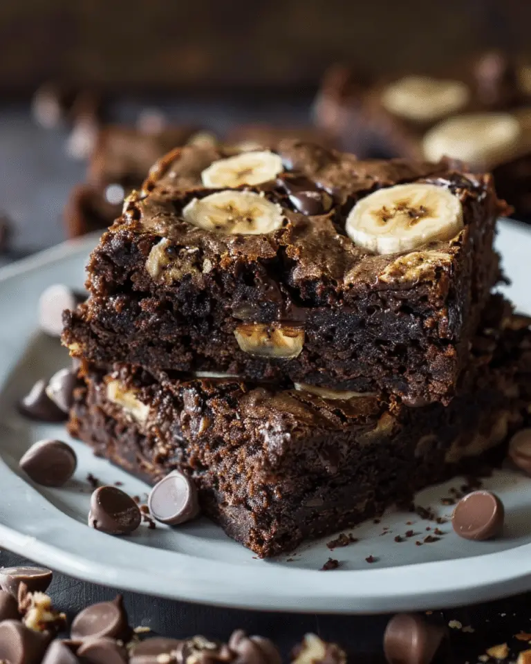 Irresistible Banana Bread Brownies