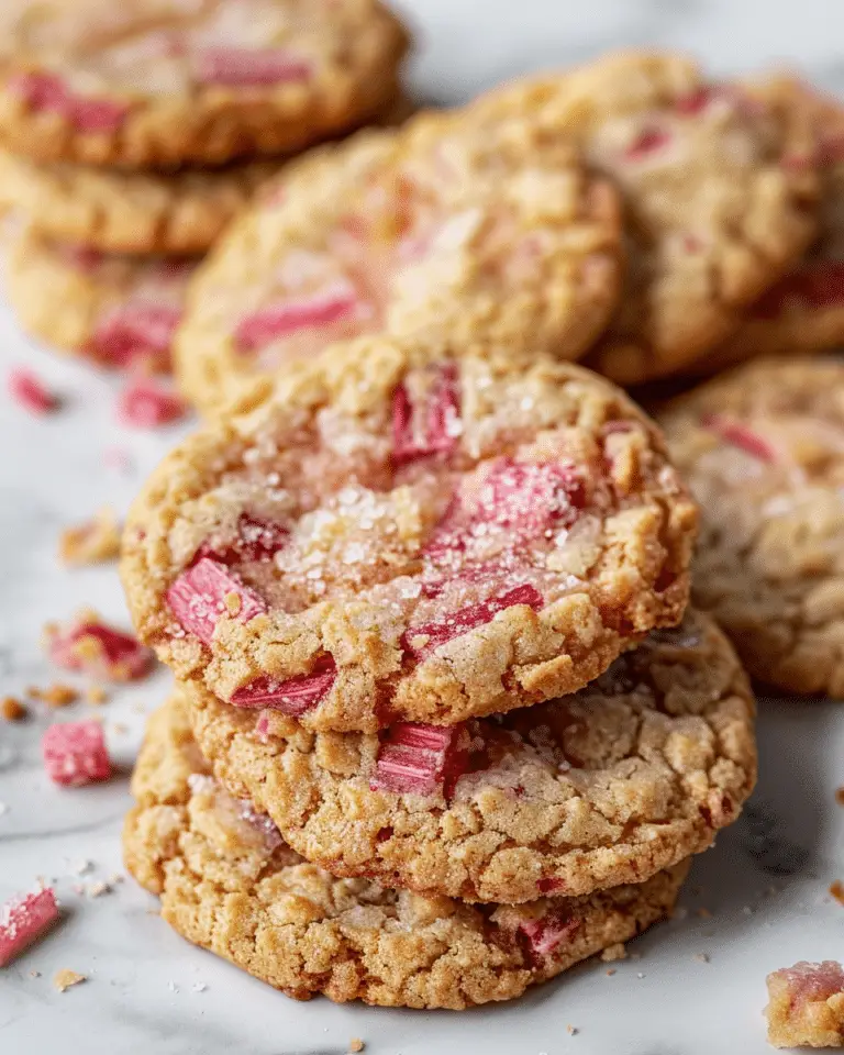 Best  Brown Sugar Rhubarb Cookies