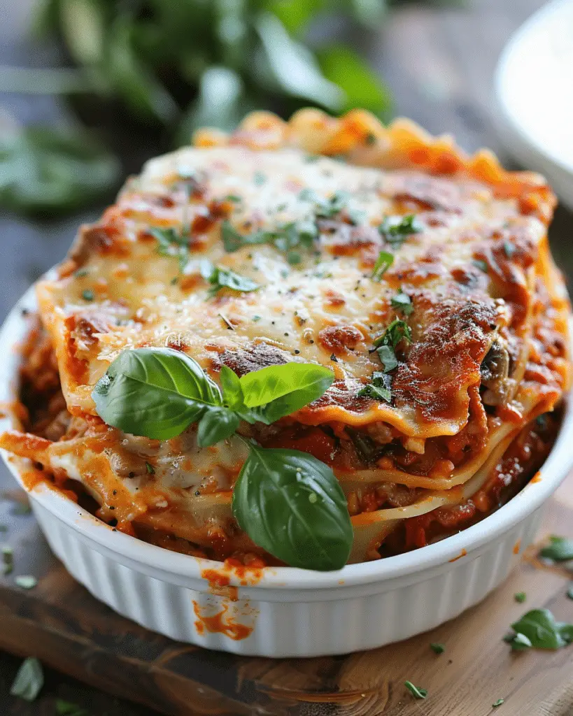 Vegetarian Crockpot Lasagna