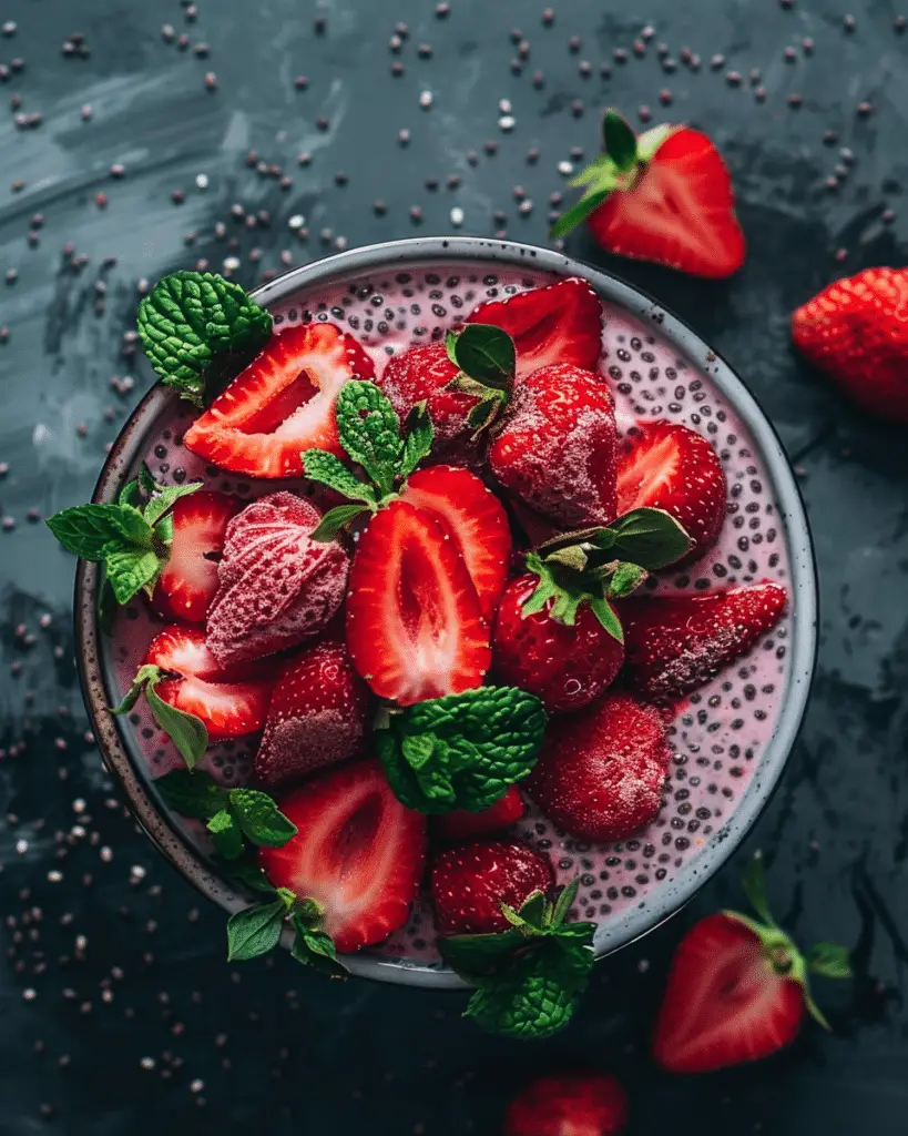 Strawberry Chia Pudding
