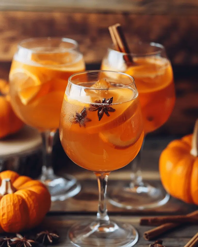 Pumpkin Spice Fall Sangria