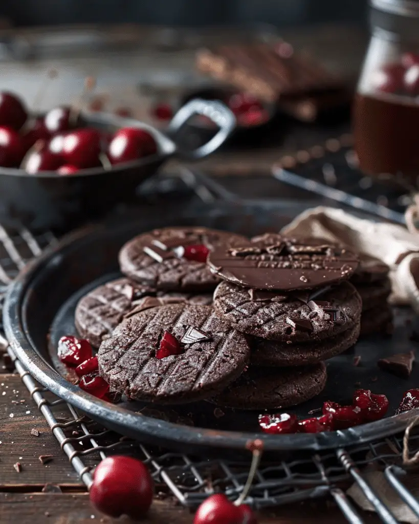 Chocolate Cherry Cookies