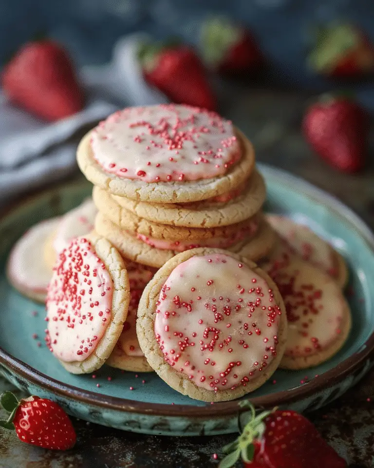 Strawberry Sugar Cookies