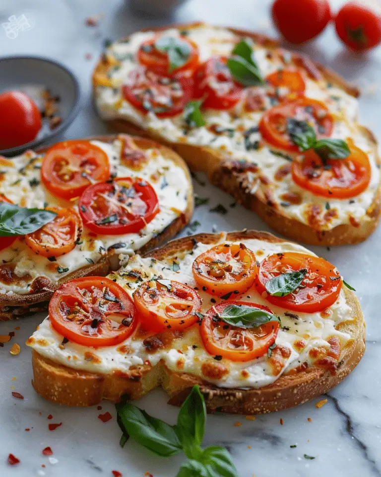 Easy Cottage Cheese Pizza Toasts