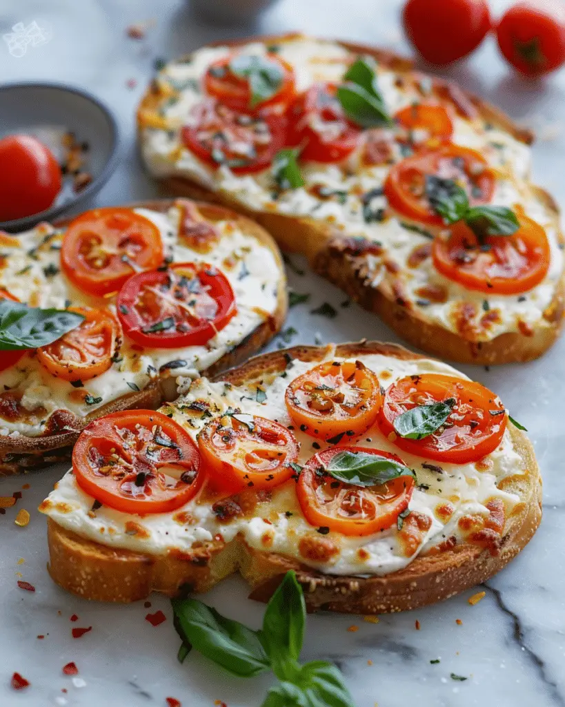 Easy Cottage Cheese Pizza Toasts
