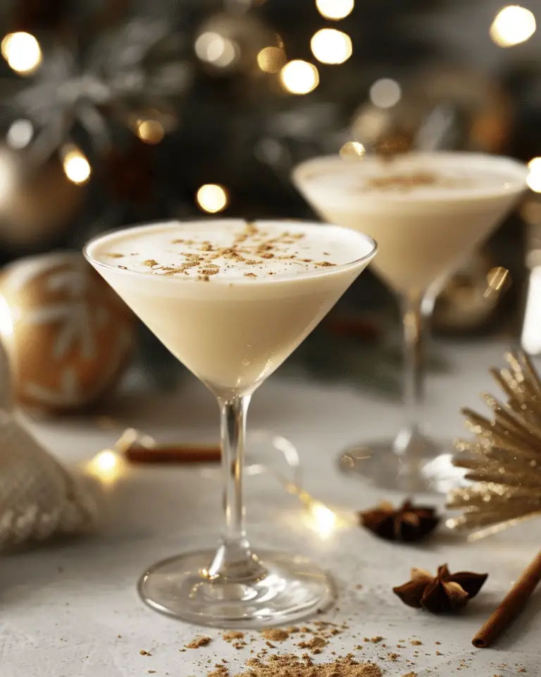 Eggnog Martini