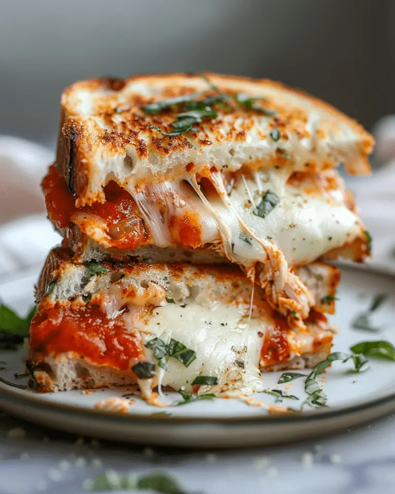 Chicken Parmesan Grilled Cheese