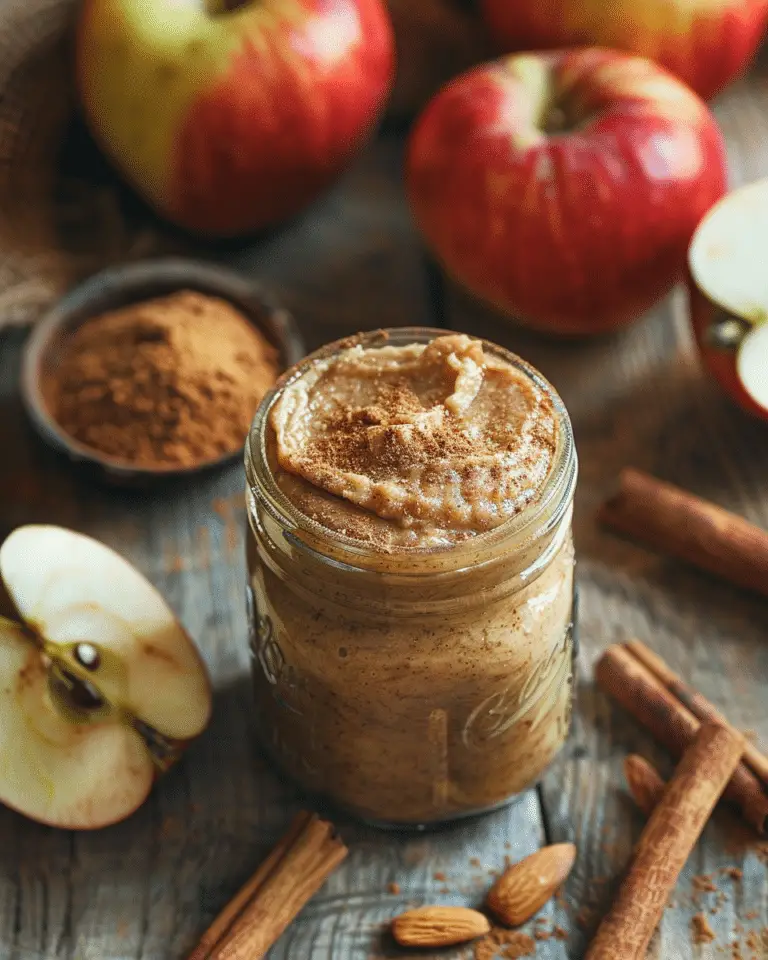 Apple with Cinnamon Almond Butter