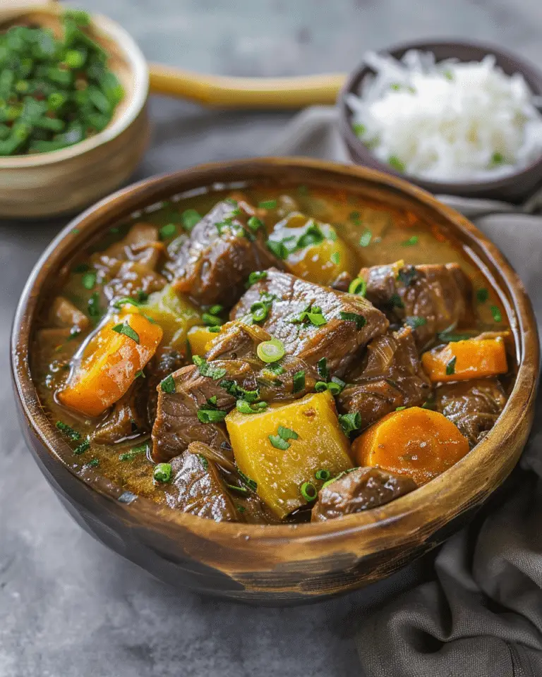 Nilagang Baka (Filipino Beef Stew)